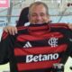 BAP com a camisa do Flamengo com novo patrocinador