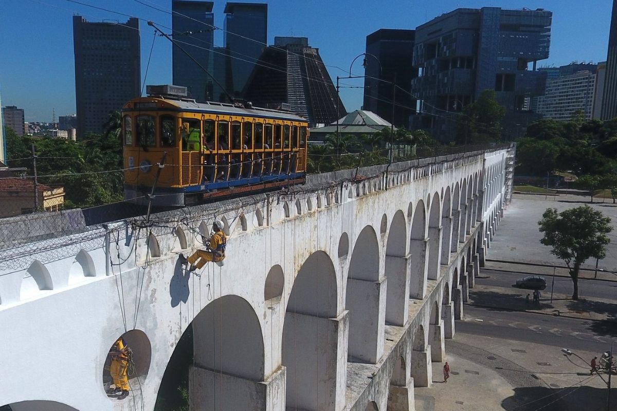 Arcos da Lapa terão pintura restaurada após licitação em agosto