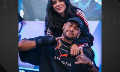 Neymar e Bruna Biancardi juntos em evento