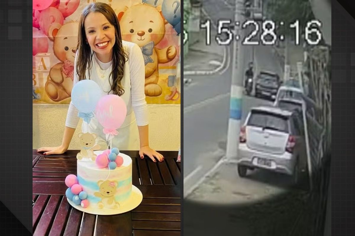 Câmeras registram instante em que militar grávida é atingida na Baixada