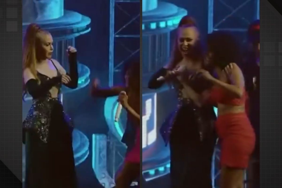 Joelma arranca microfone de fã após críticas e vídeo viraliza nas redes