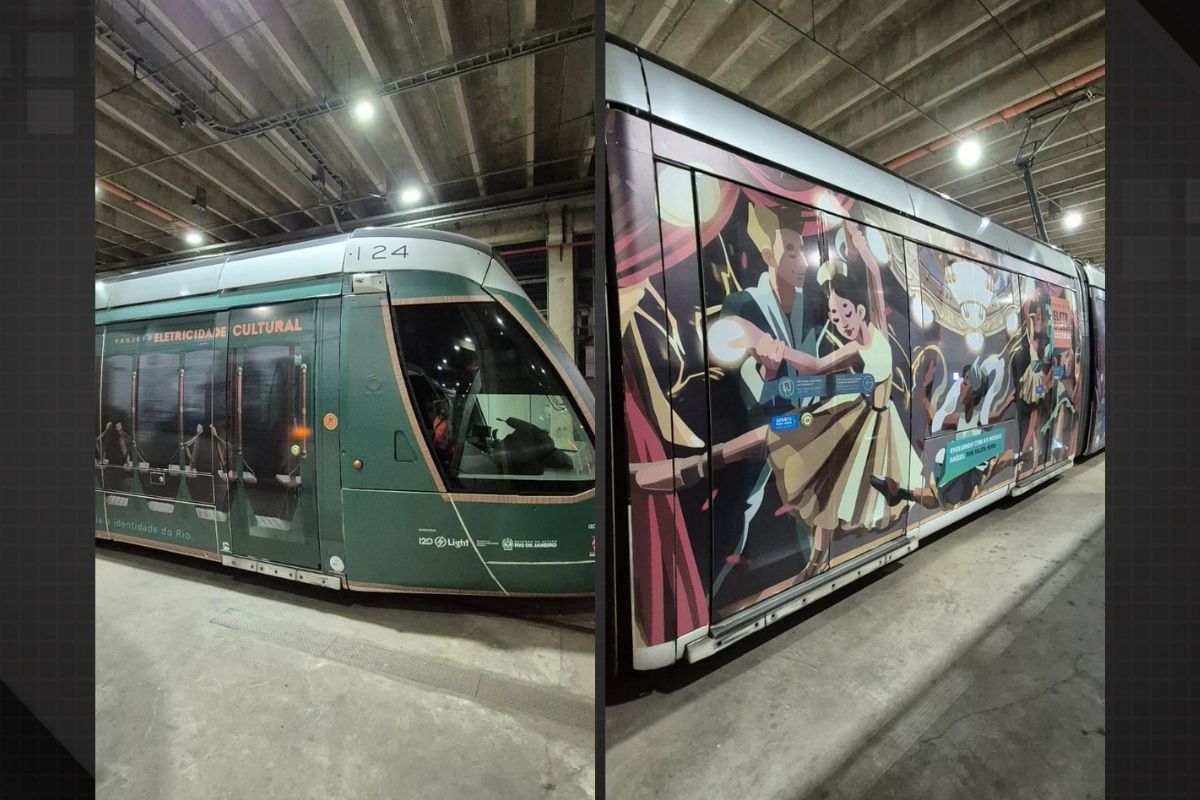 Light celebra 120 anos com arte no VLT e concurso de redação para estudantes
