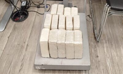 Mulher é presa com 14 kg de cocaína em carro de aplicativo no RJ