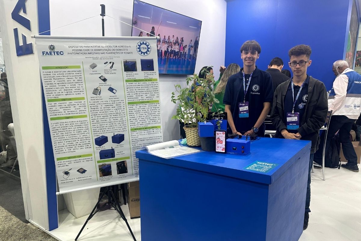 Alunos da Faetec criam tecnologia que reduz de R$ 20 mil para R$ 500 custo de proteção agrícola