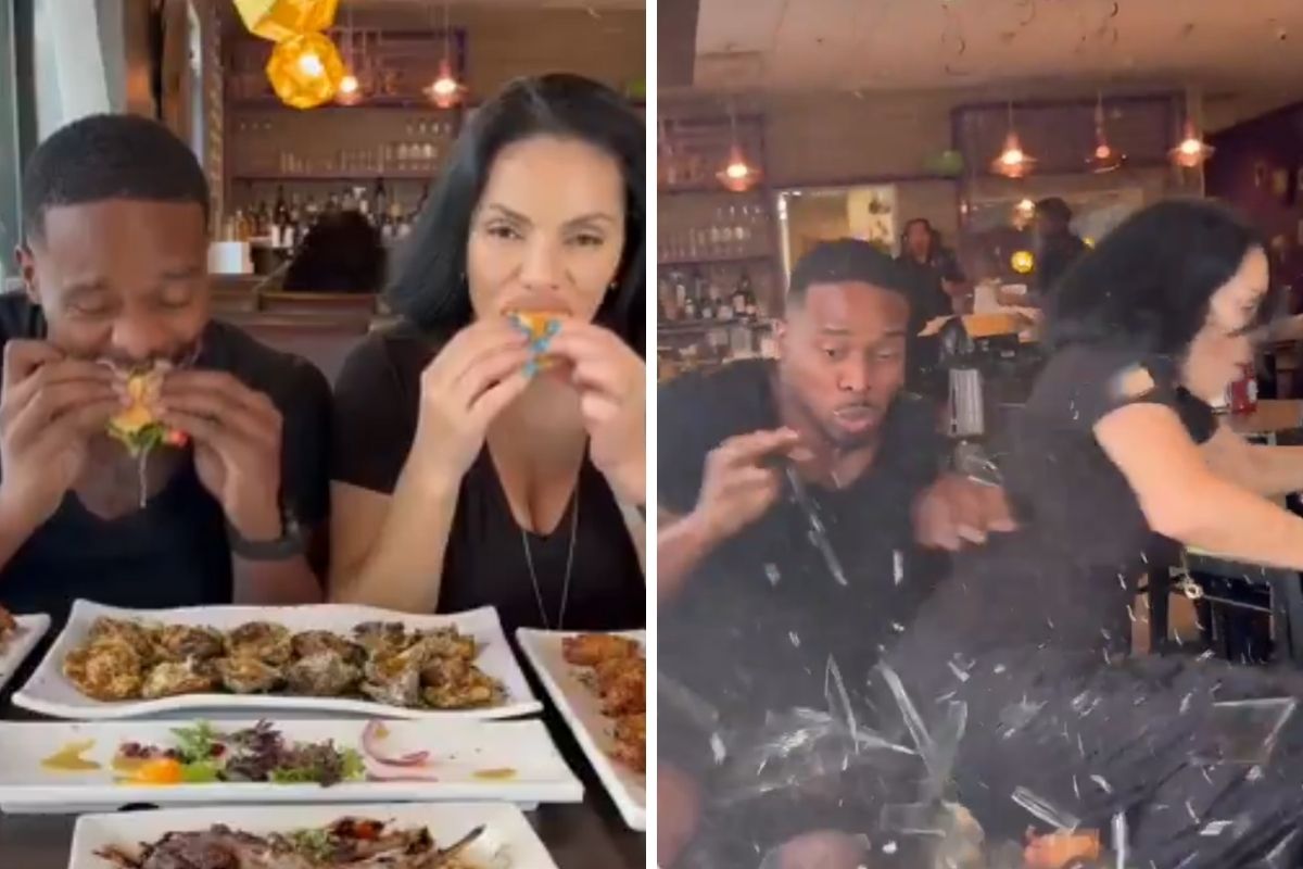 Imagem mostra lanchonete destruída após SUV invadir o local em Houston