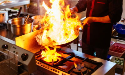 O que significa quando a chama do fogão fica amarela