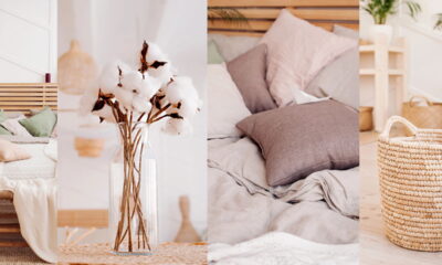 Texturas naturais ajudam a criar ambientes mais tranquilos