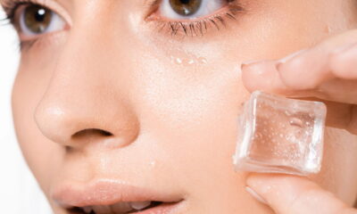 Truque com gelo deixa a pele firme e sem poros