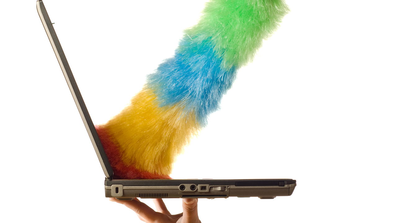 O truque para manter seu notebook livre de poeira