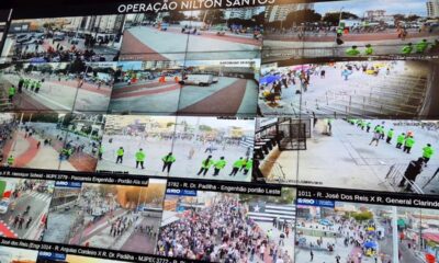 Câmera do COR videowall Nilton Santos