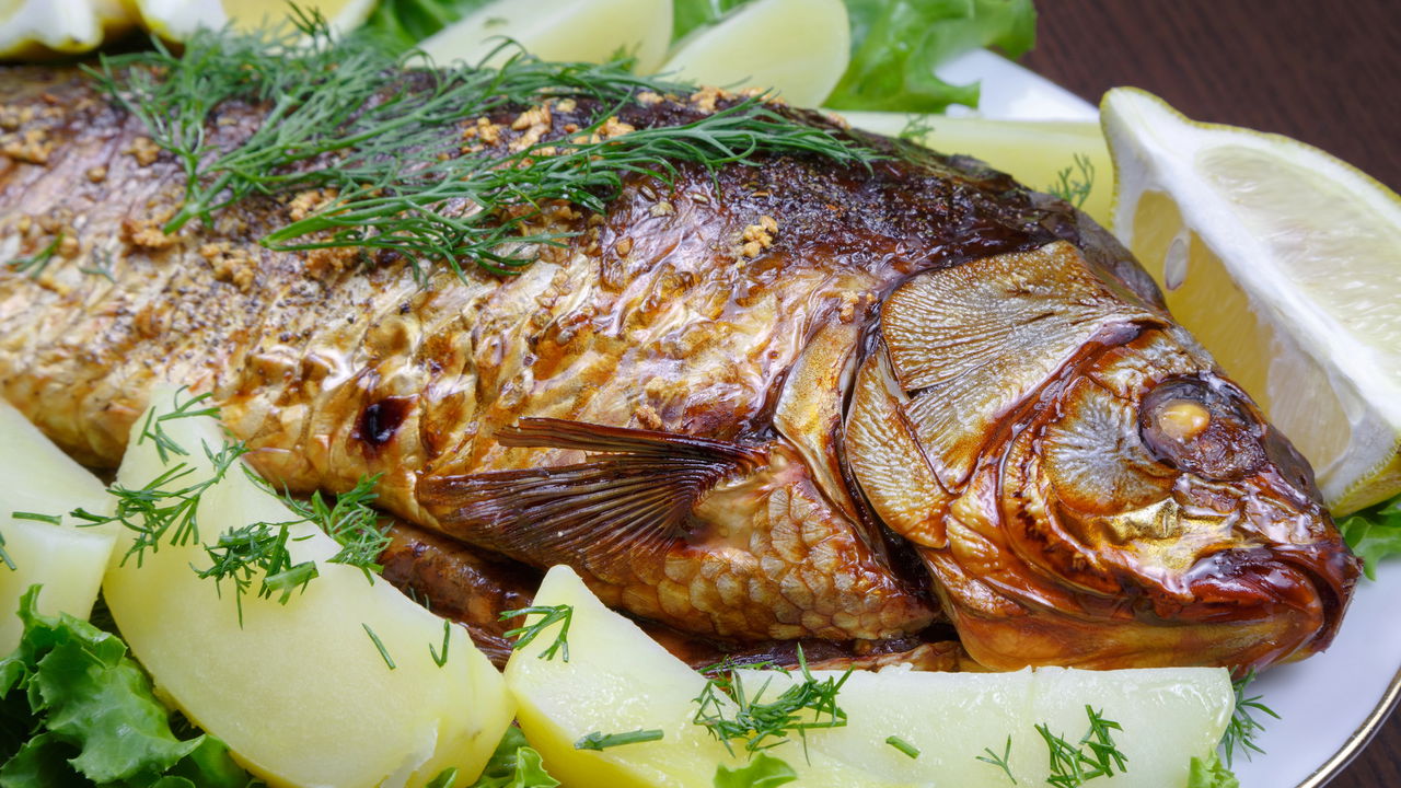 Peixe assado que derrete na boca