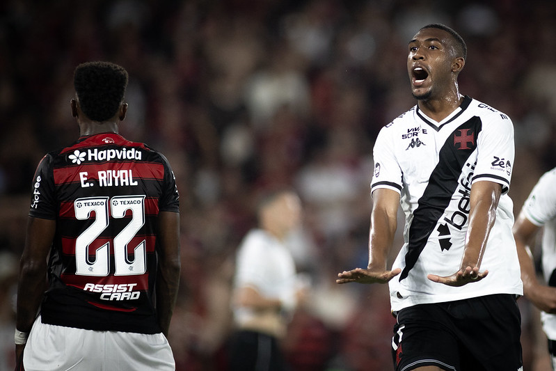 Rayan. Vasco da Gama x Flamengo pelo Campeonato Brasileiro realizado no Estádio do Maracanã em 21 de Setembro de 2025. Fotos: Matheus Lima/Vasco.
