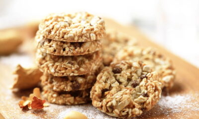 Biscoitos de aveia e mel irresistíveis e rápidos