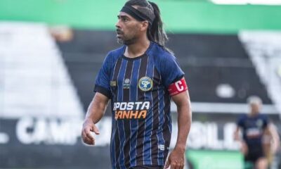 Aos 48 anos, atacante ex-Flu e Goiás volta a marcar pelo futebol profissional