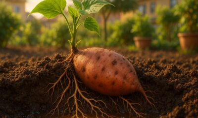 Como plantar batata-doce em casa e colher em tempo recorde