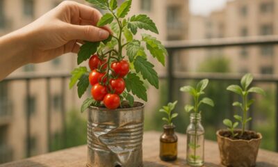 Essa planta cresce fácil em lata de leite e dá frutos rápido