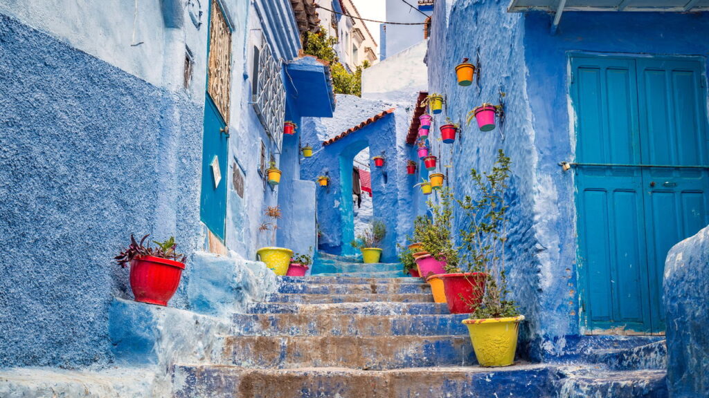 A cidade marroquina que parece saída de um sonho azul