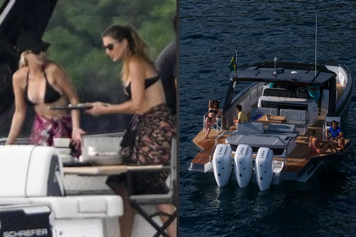 Gisele Bündchen leva filha de Trump para passeio em iate brasileiro