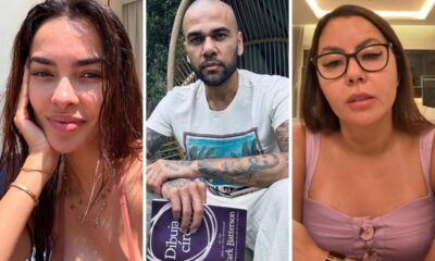 Joana Sanz, Dani Alves e Dinorah Santana