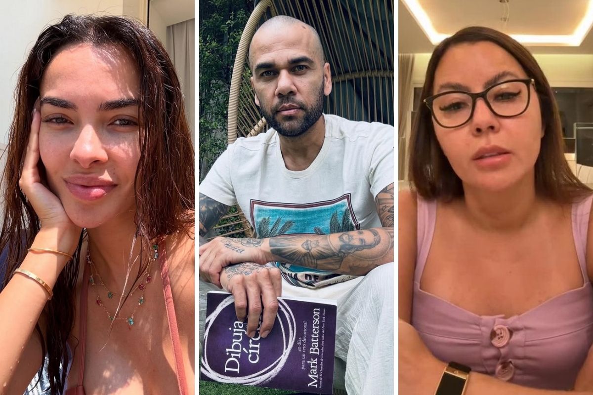 Joana Sanz, Dani Alves e Dinorah Santana
