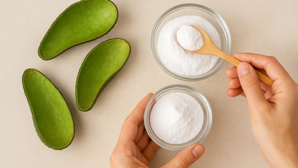 No universo das dicas caseiras, misturar cascas de abacate com bicarbonato tornou-se uma das opções ecológicas mais populares