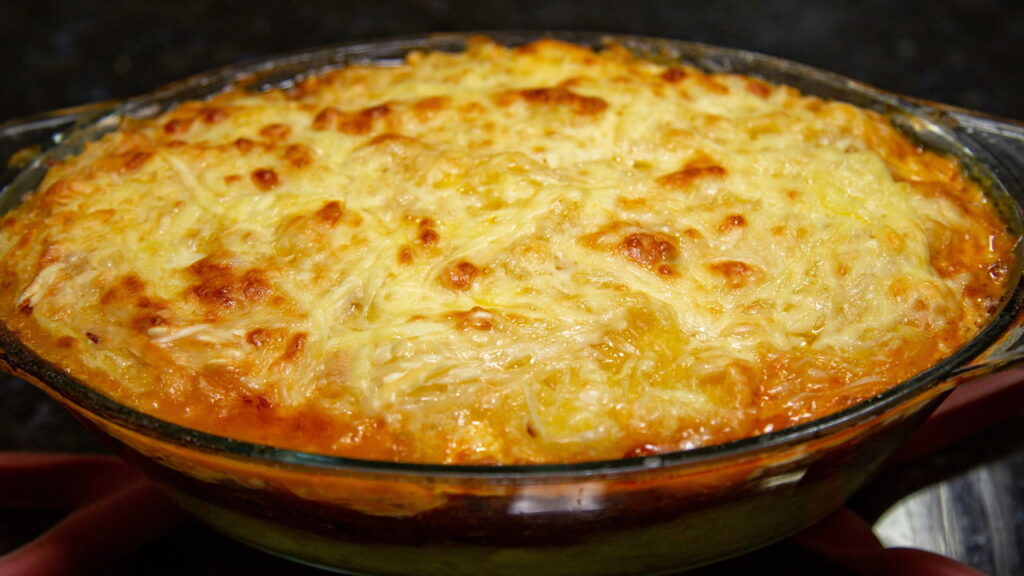 Escondidinho de carne suculento e cremoso