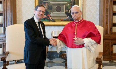 Papa se reúne com presidente de Israel e pede cessar-fogo urgente em Gaza