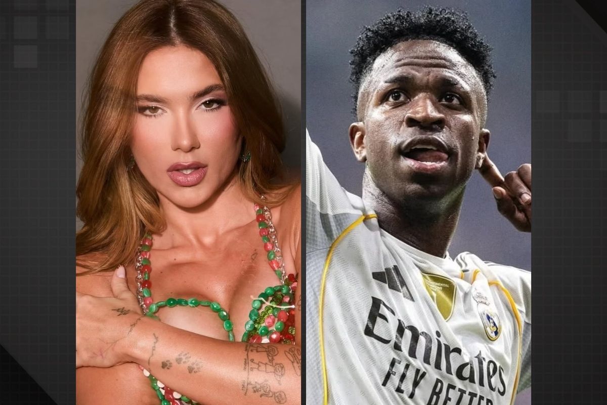 Virginia Fonseca e Vini Jr. aparecem em fotos semelhantes em iate