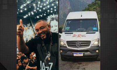 Van da equipe do cantor Tiee é roubada na Linha Amarela