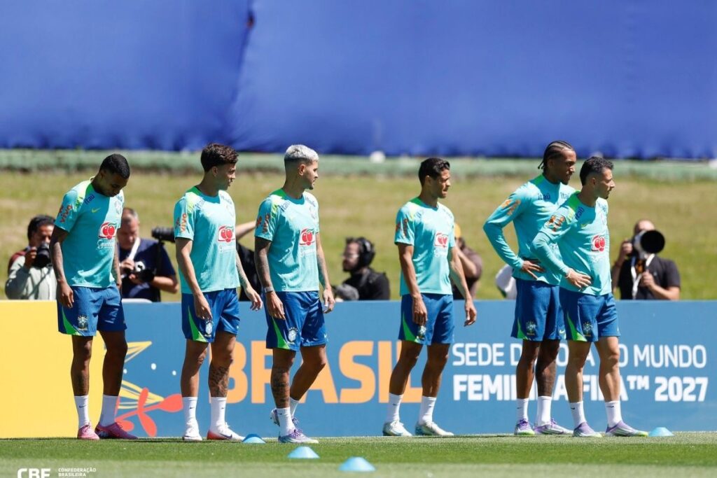 Ancelotti confirma Seleção ofensiva com quatro atacantes contra o Chile