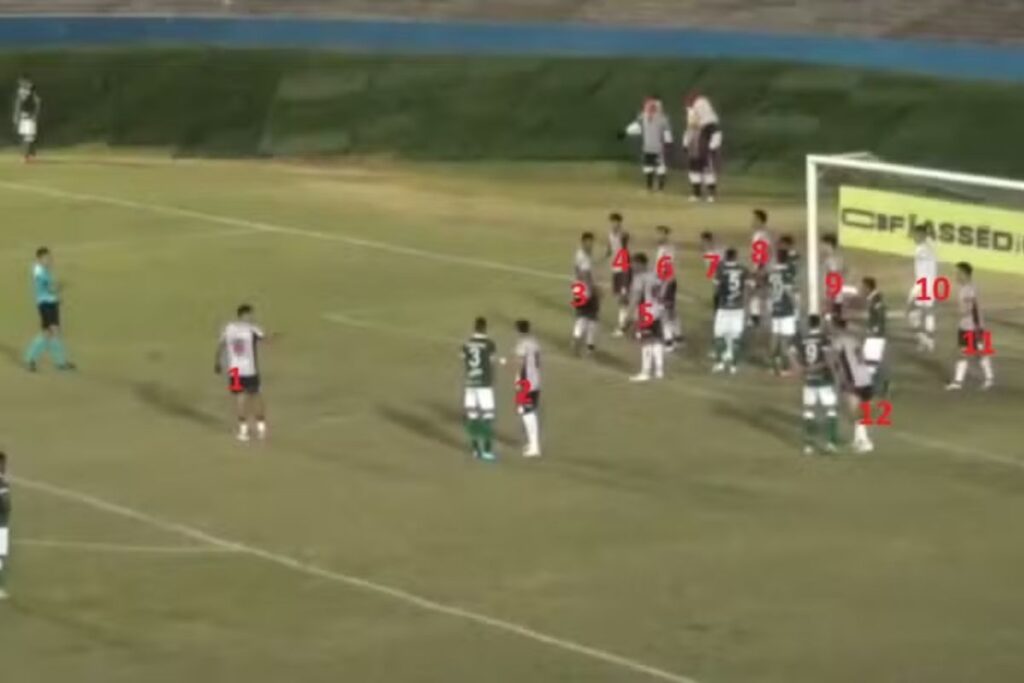 Erro Anápolis contra o Guarani Série C 12 em campo