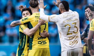 Mirassol vence o Grêmio na Arena. Foto: Divulgação/Mirassol