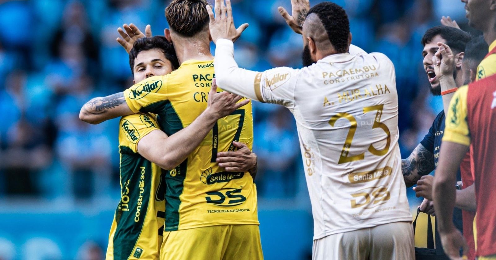 Mirassol vence o Grêmio na Arena. Foto: Divulgação/Mirassol