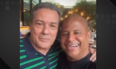 Luxemburgo e Marcelinho Carioca