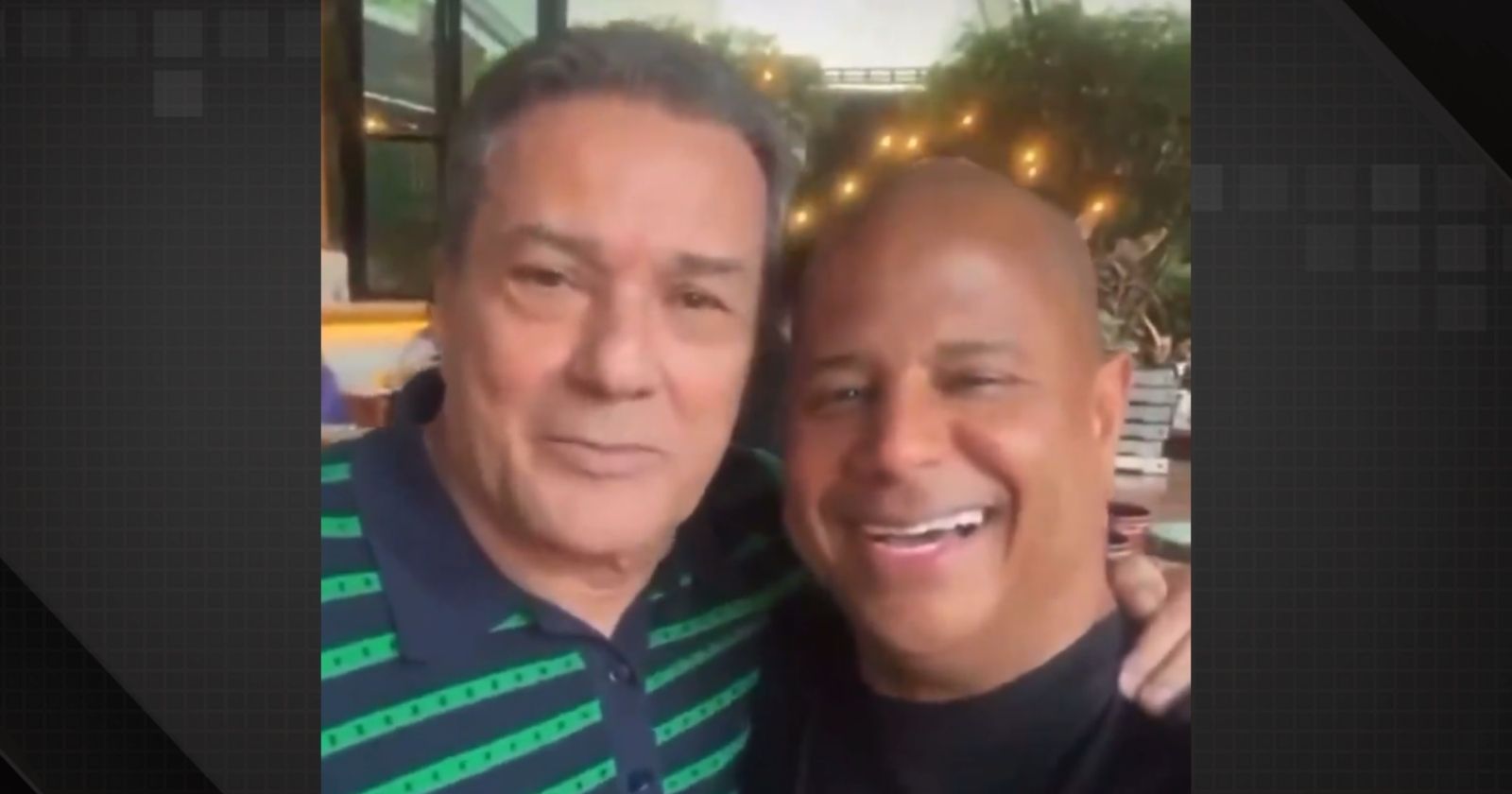 Luxemburgo e Marcelinho Carioca