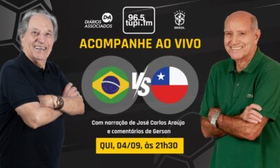 Brasil x Chile ao vivo