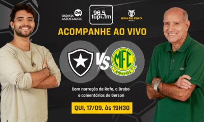Botafogo x Mirassol ao vivo