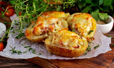 Como preparar batata recheada ao forno cremosa e irresistível em minutos