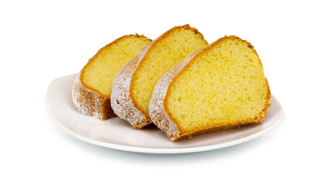 Bolo amanteigado que derrete na boca