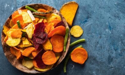 Faça chips de legumes sem óleo e super crocantes