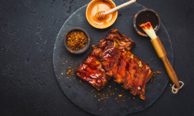 Receita de costelinha assada com mel