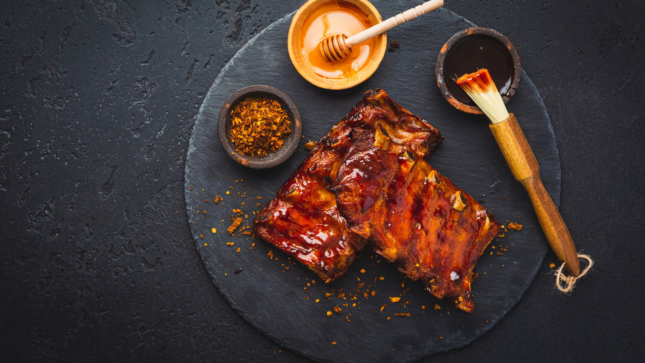 Receita de costelinha assada com mel