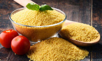 Cuscuz de micro-ondas rápido e fácil