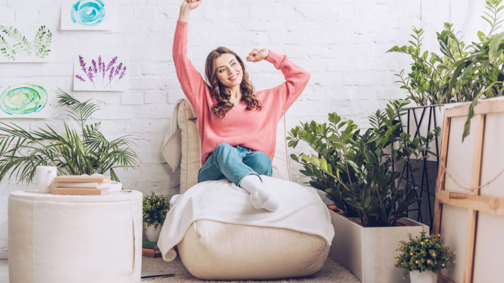 Harmonia visual na decoração definem um ambiente relaxante