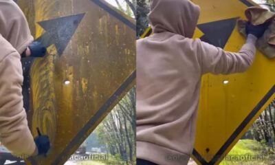 Lavar placas é crime? Gaúcho viraliza e gera debate; veja a lei