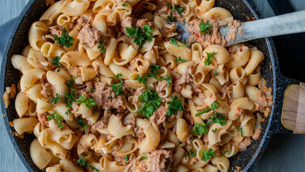 Receita de macarrão com atum que derrete na boca