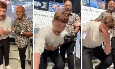 MrBeast cai após levar soco de Mike Tyson em Las Vegas