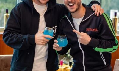 Charlie Morgan e Eden Hazard em reencontro realizado em janeiro deste ano — Foto: Reprodução/Instagram