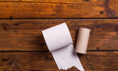 Rolo de papel higiênico