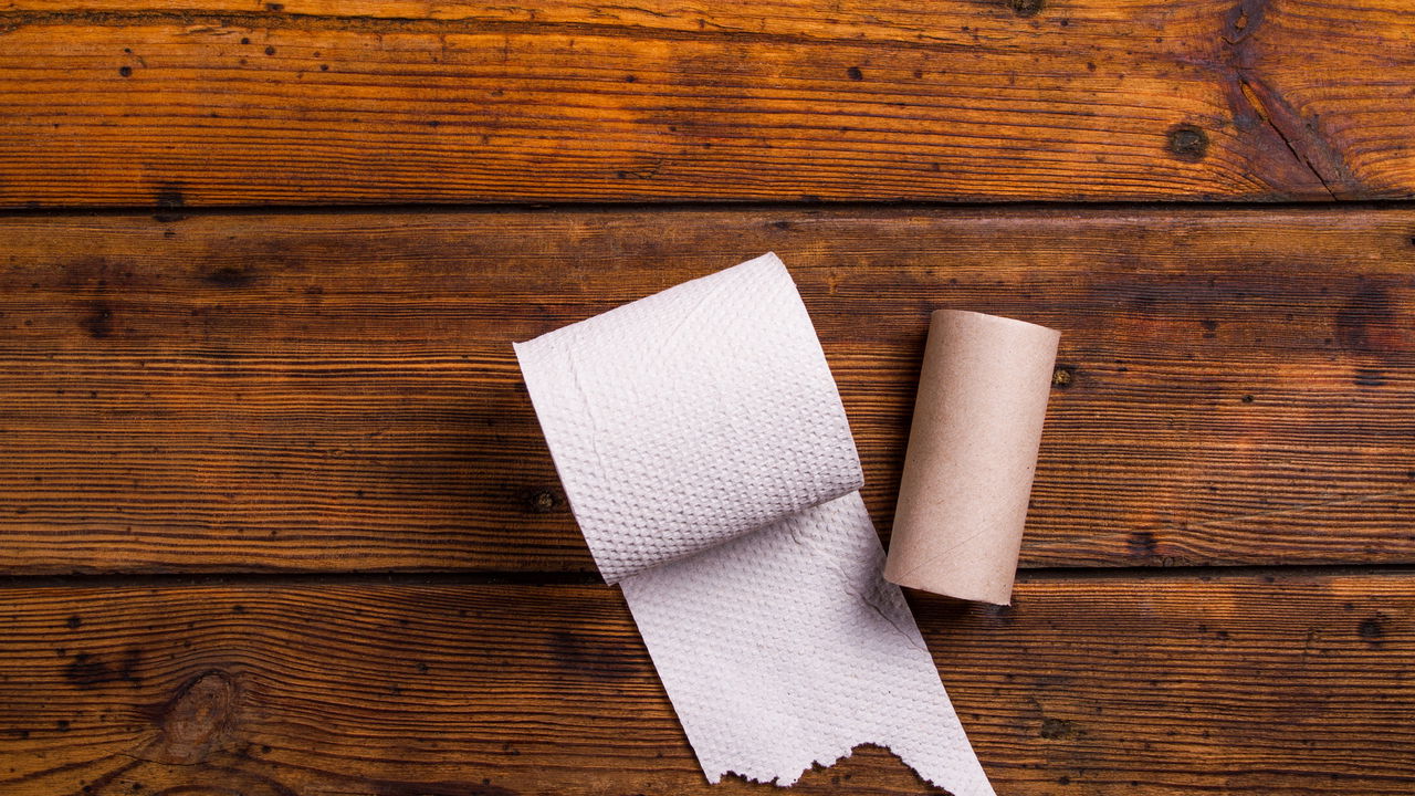 Rolo de papel higiênico